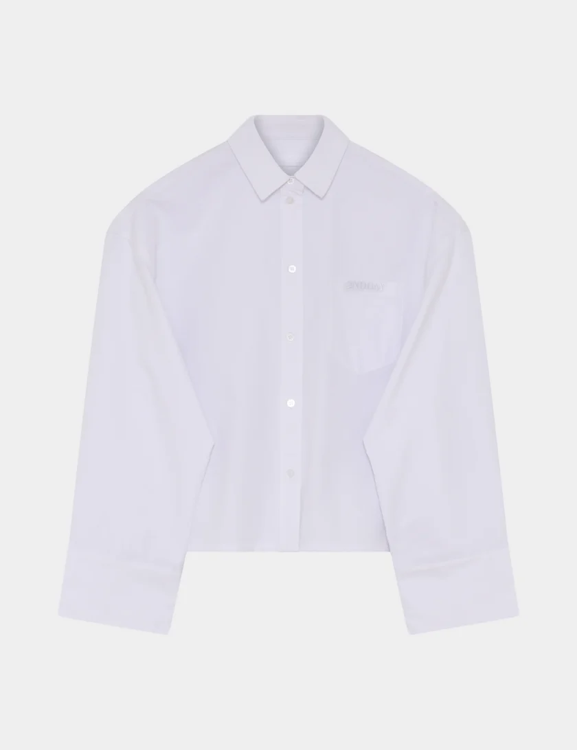 2ND Claras - Heavy Poplin  Brilliant White