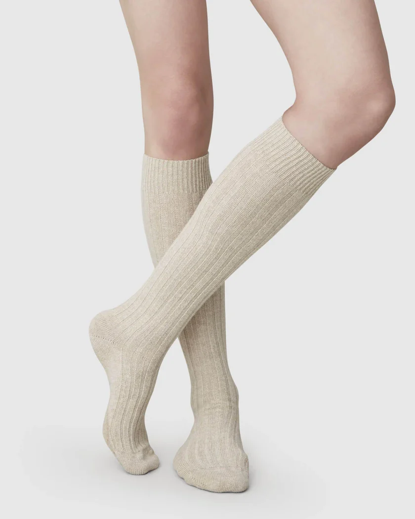 Bodil Chunky Knee-Highs - Oat - Afbeelding 2