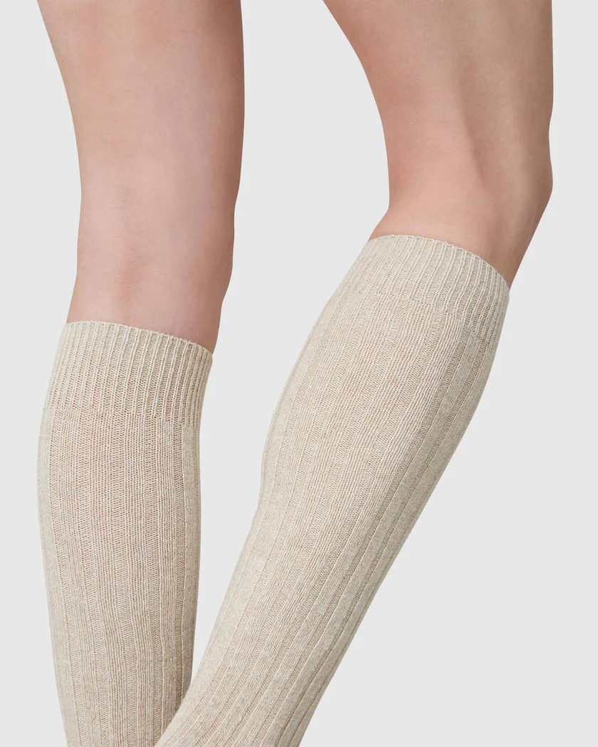 Bodil Chunky Knee-Highs - Oat - Afbeelding 3