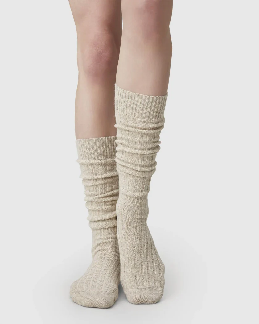 Bodil Chunky Knee-Highs - Oat - Afbeelding 4