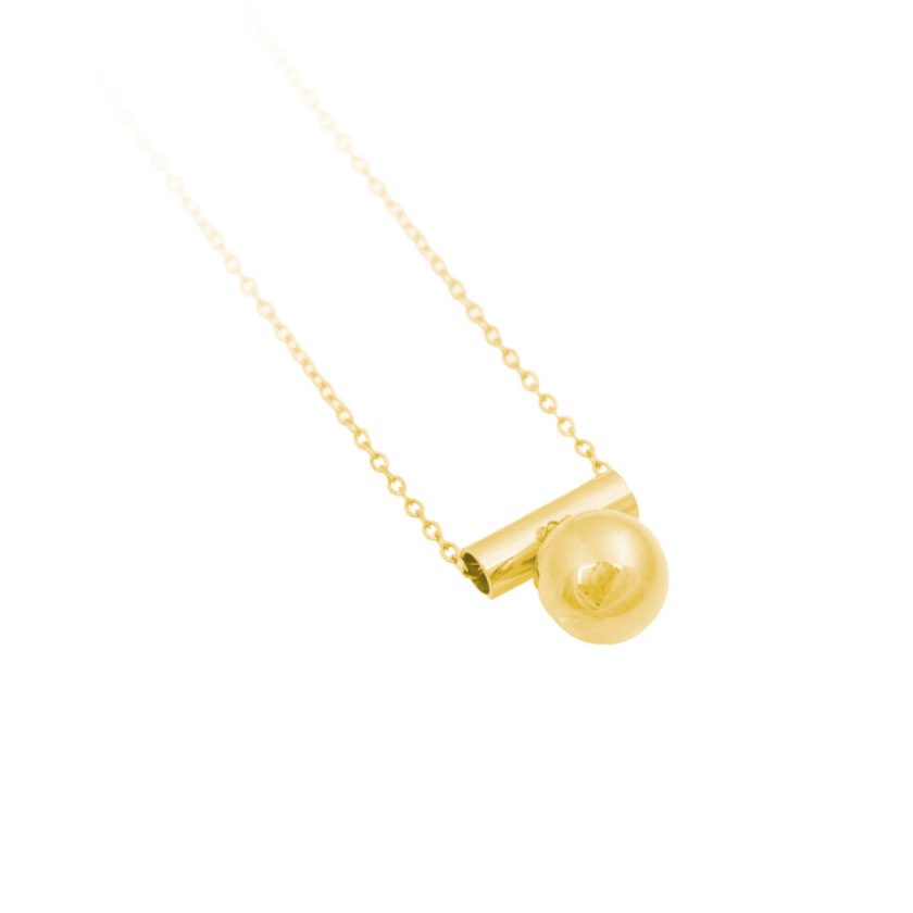 Bandhu - Dot Necklace - Gold - Afbeelding 4