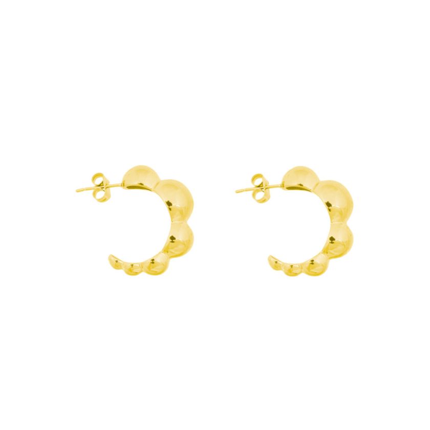 Bandhu - Dot Earrings - Gold - Afbeelding 3