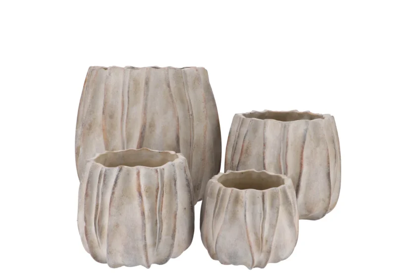 ALASKA STRUCTURE SAND POT 22X22X18CM - Afbeelding 3