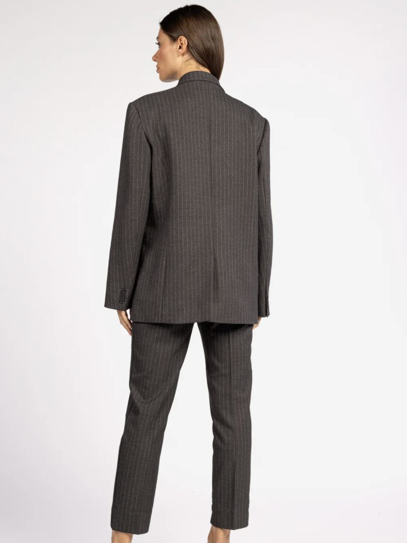 Heidy Pinstripe Blazer Zwart - Afbeelding 3