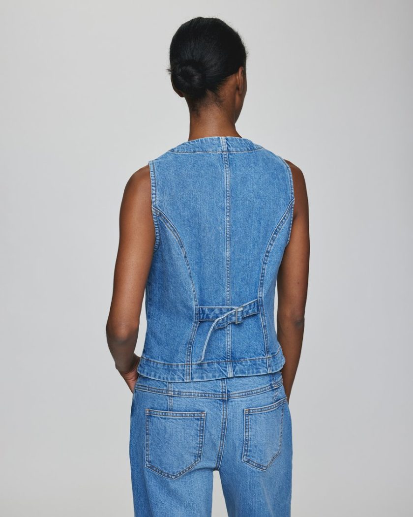 MSCHEli Ada Denim Vest - Afbeelding 2