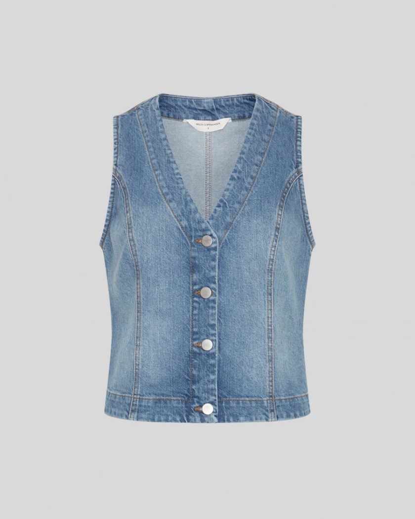 MSCHEli Ada Denim Vest - Afbeelding 3