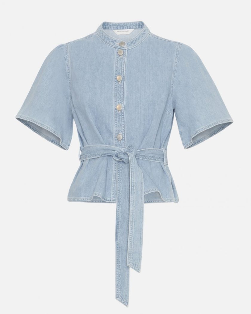 MSCH Ingrid Lis - 2/4 Denim Belt Shirt